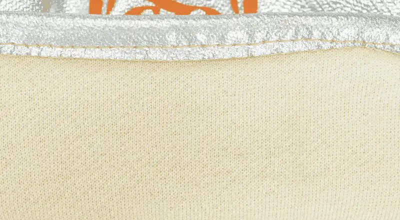 Aluminum Foil Glove - Material Detail Close-Up